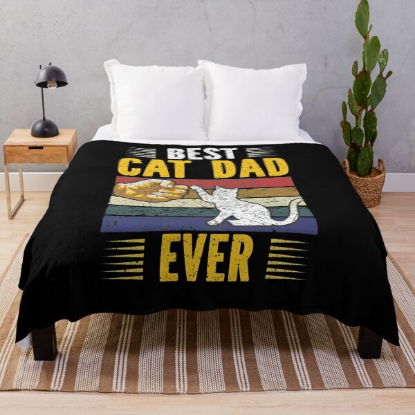 Item preview, Best Cat Dad Ever Vintage Retro Fist Bump designed and sold by StranHabesre51.