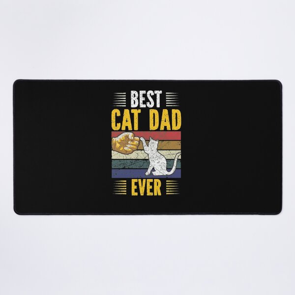 Item preview, Best Cat Dad Ever Vintage Retro Fist Bump designed and sold by StranHabesre51.