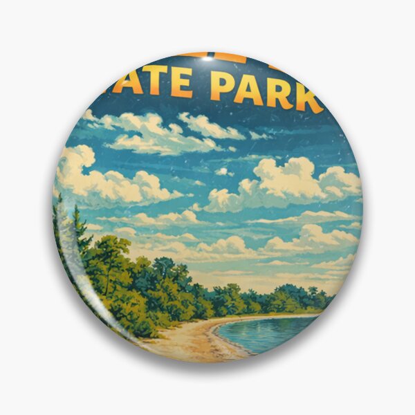 Item preview, Zippel Bay State Park Wyoming USA Sticker designed and sold by clarkfraser.