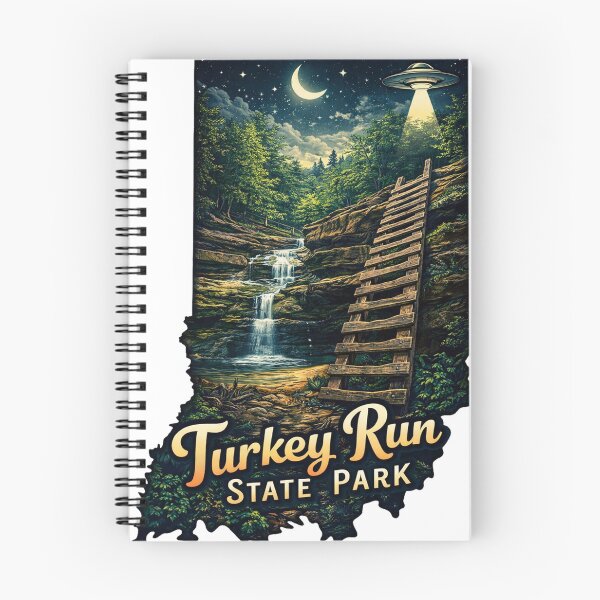 Item preview, Turkey Run State Park Hiking Trail Map designed and sold by clarkfraser.