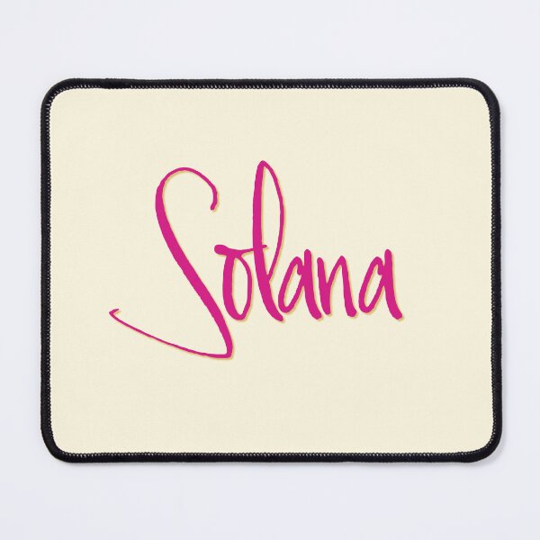 Item preview, SOLANA personalized type design designed and sold by CharlottePlaceArt.