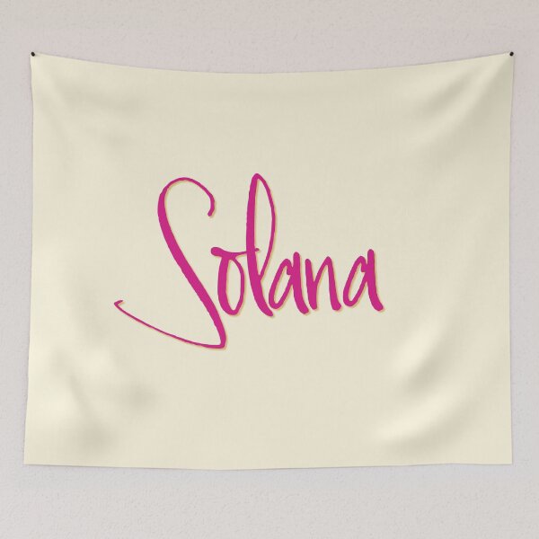 Item preview, SOLANA personalized type design designed and sold by CharlottePlaceArt.