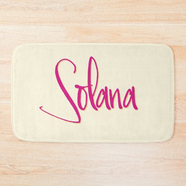 Item preview, SOLANA personalized type design designed and sold by CharlottePlaceArt.
