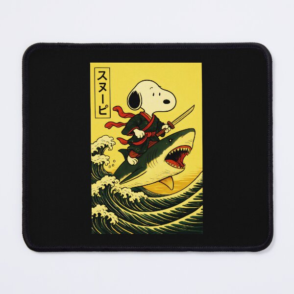 Item preview, Snoopy Peanuts Ninja Shark Ocean designed and sold by LysiTHWIP.