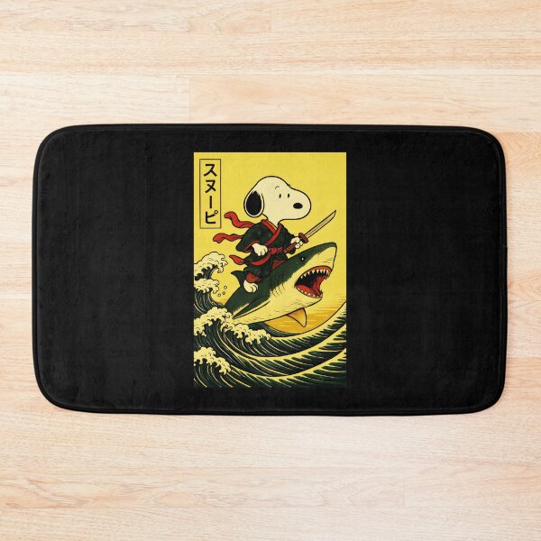 Item preview, Snoopy Peanuts Ninja Shark Ocean designed and sold by LysiTHWIP.