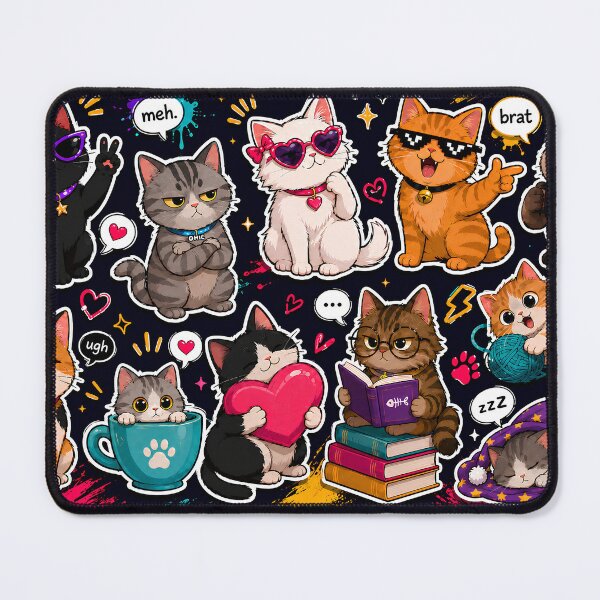 Item preview, Sassy Cat Chaos Collage designed and sold by MoodCats.