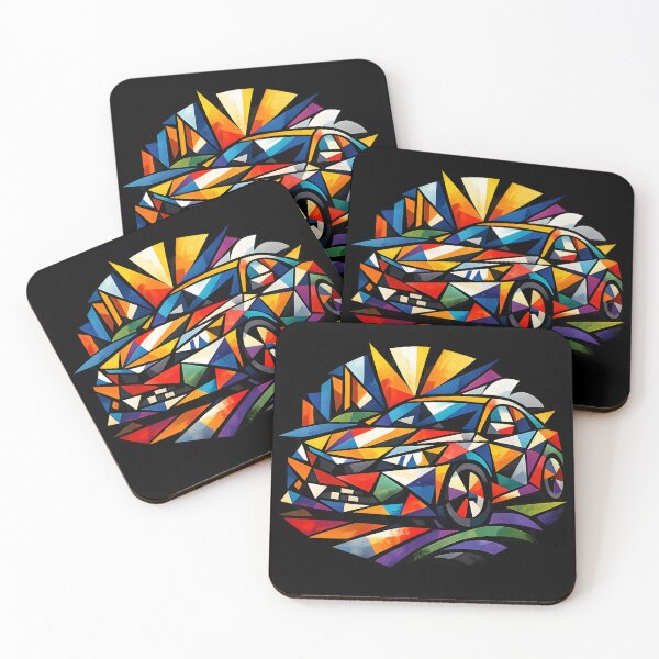 Item preview, Abstract Cubism Car Design designed and sold by KICOR.