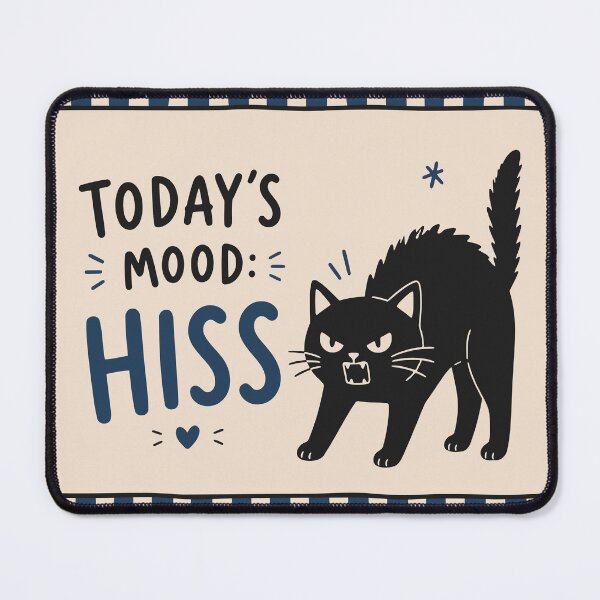 Item preview, Funny Hissing Cat Art designed and sold by Studio pod Burom.