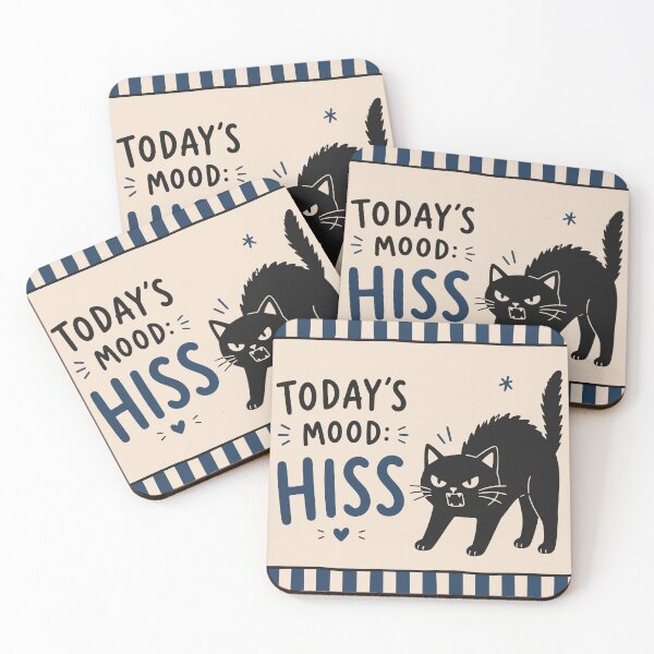 Item preview, Funny Hissing Cat Art designed and sold by Studio pod Burom.