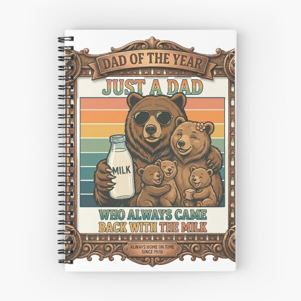 Item preview, Papa Bear, Just A Dad Who Always Came Back with The Milk designed and sold by ArtyLify.