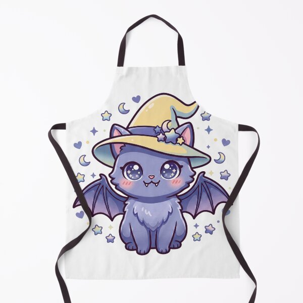 Item preview, Cute Bat Witch Kawaii Halloween Illustration designed and sold by Biwbiwty.