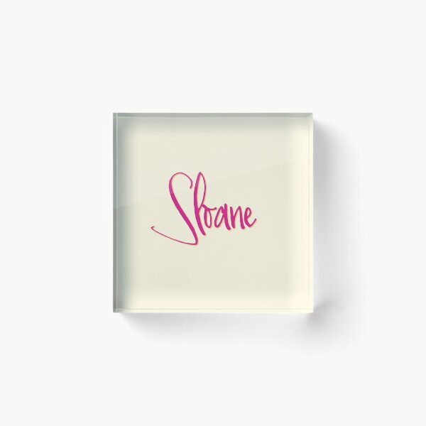 Item preview, SLOANE personalized type design designed and sold by CharlottePlaceArt.