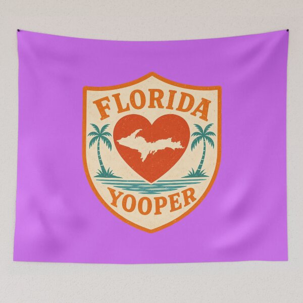 Item preview, Florida Yooper - Upper Peninsula Michigan Transplant Shirt | U.P. Roots, Sunshine State Gift designed and sold by 2BrokeYoopers.