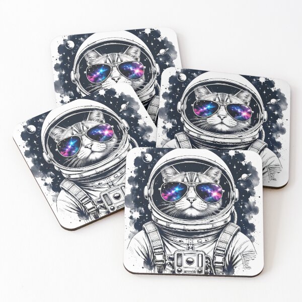 Item preview, Space Cat Cosmic Astronaut Adventure designed and sold by Amr Siam.