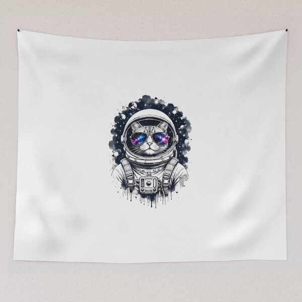 Item preview, Space Cat Cosmic Astronaut Adventure designed and sold by Amr Siam.