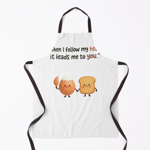 Item preview, Cute Egg and Toast Romantic Quote - Funny Food Couple Pun designed and sold by thazinart.