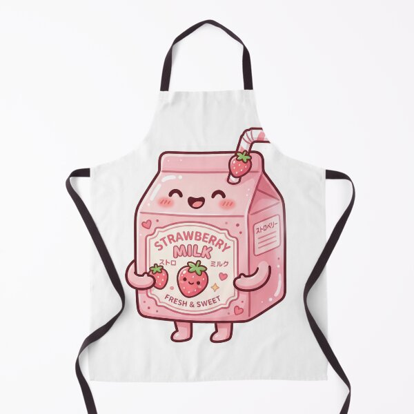 Item preview, Cute Strawberry Milk Kawaii Pink Carton Sticker designed and sold by Biwbiwty.