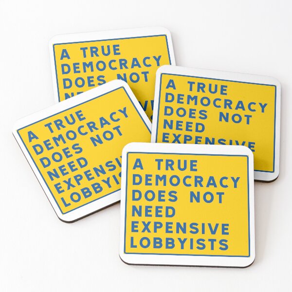 Item preview, The enemy of democracy is the lobbyist designed and sold by ALF2023.