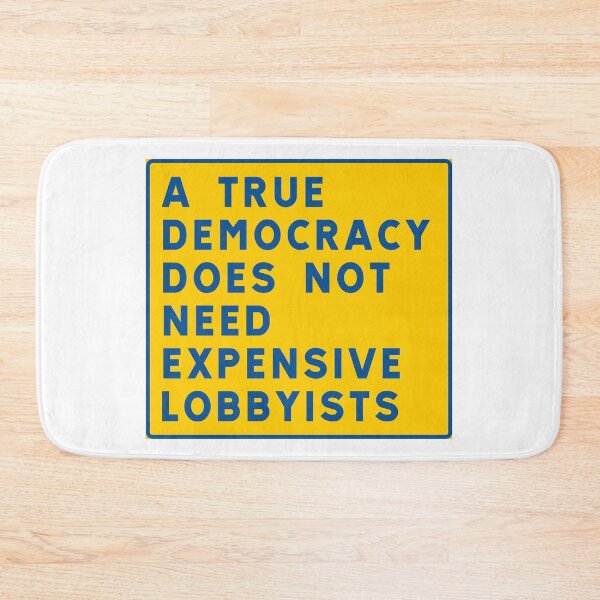 Item preview, The enemy of democracy is the lobbyist designed and sold by ALF2023.