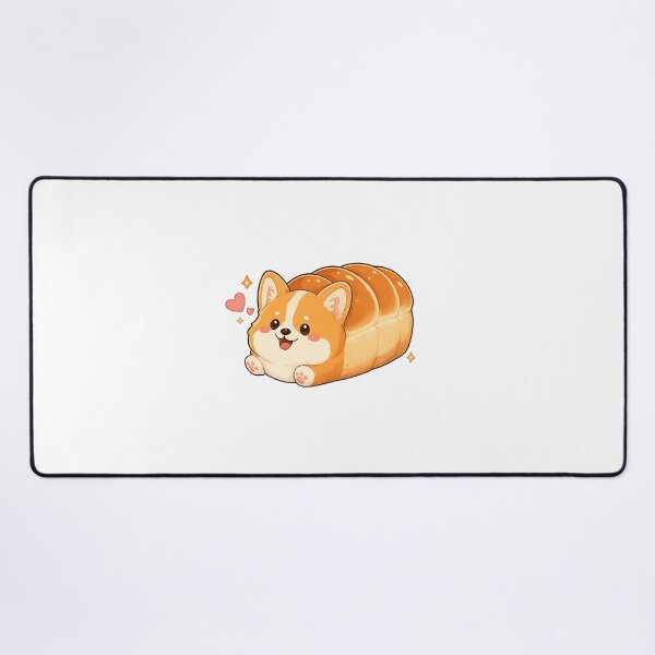 Item preview, Cute Corgi Bread Loaf Sticker designed and sold by Alpha-mike13.