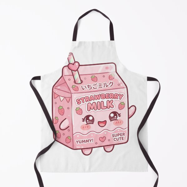 Item preview, Kawaii Japanese Strawberry Milk Cute Pink Aesthetic Sticker designed and sold by Biwbiwty.