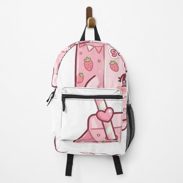 Item preview, Kawaii Japanese Strawberry Milk Cute Pink Aesthetic Sticker designed and sold by Biwbiwty.