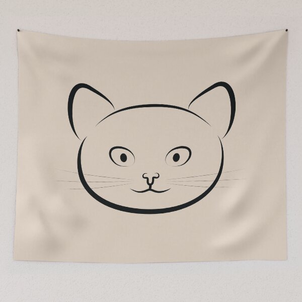Item preview, Line Art Cat Illustration designed and sold by OG-Graphics.