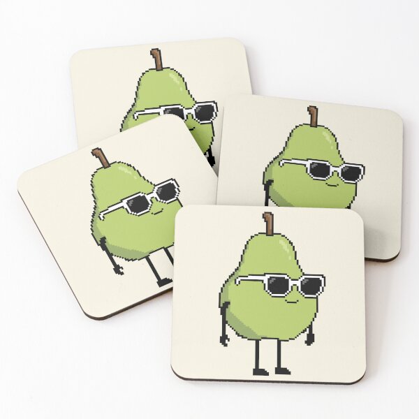 Item preview, La France pear Pixel designed and sold by White Rim Mates.