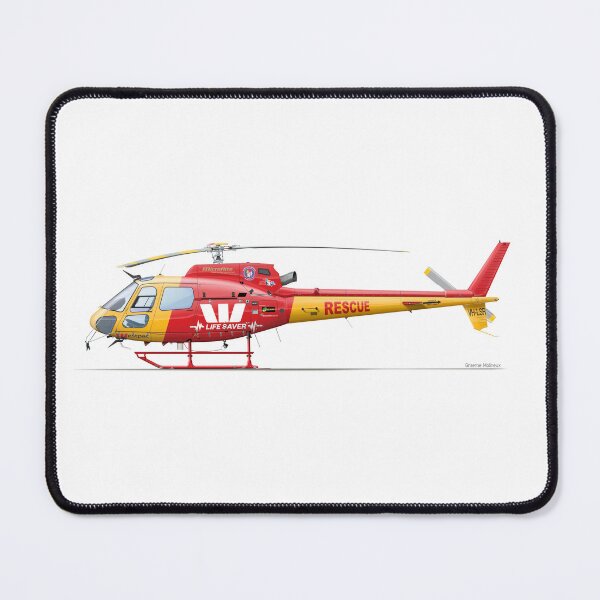Item preview, EUROCOPTER AS350 B2 VH-LSR WESTPAC 2017 designed and sold by Grubby Fingers Aircraft Illustration.