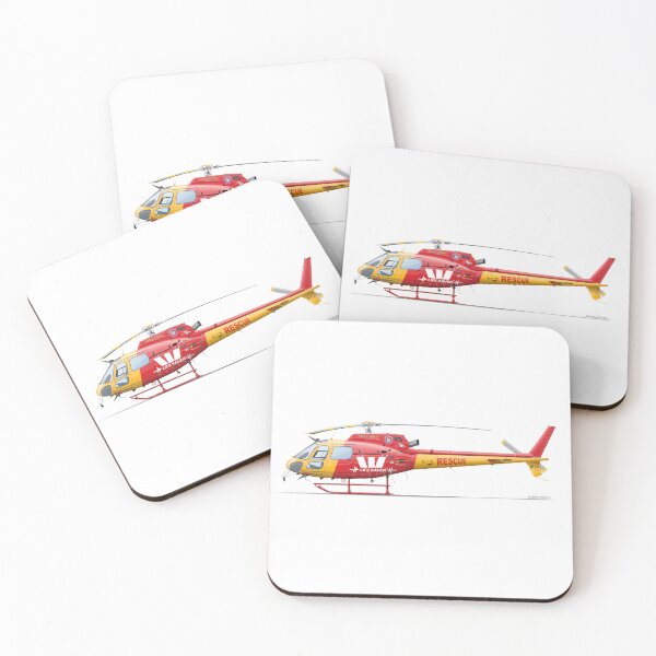 Item preview, EUROCOPTER AS350 B2 VH-LSR WESTPAC 2017 designed and sold by Grubby Fingers Aircraft Illustration.