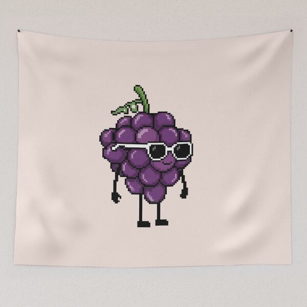 Item preview, Grape Pixel designed and sold by White Rim Mates.