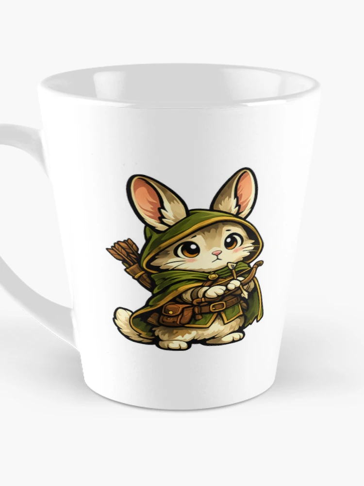 Thumbnail 3 of 4, Coffee Mug, Introvert Ranger Rabbit | Cozy Fantasy Introvert Gift designed and sold by Byte Bark.