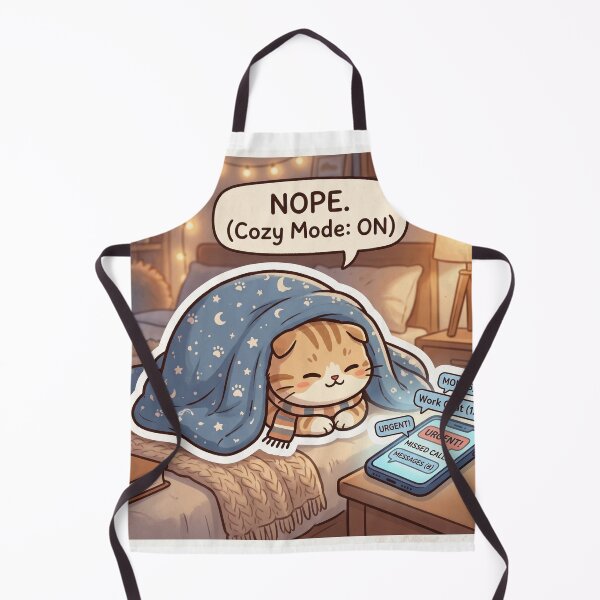 Item preview, Cozy Cat Blanket Cute Introvert Mood Sticker designed and sold by Biwbiwty.