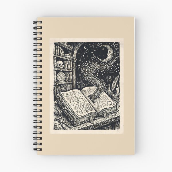 Item preview, Alchemy Woodcut Liber Stellarum Mysteria designed and sold by SplashTastic.