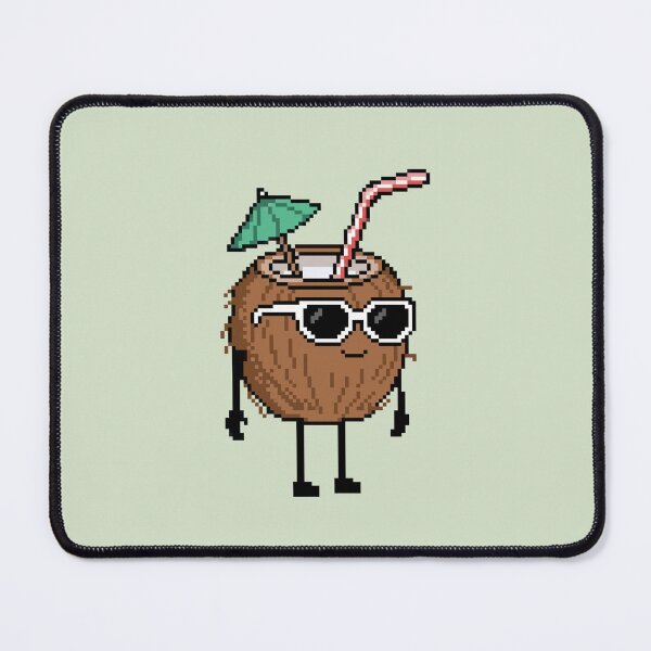 Item preview, Coconut straw Pixel designed and sold by White Rim Mates.