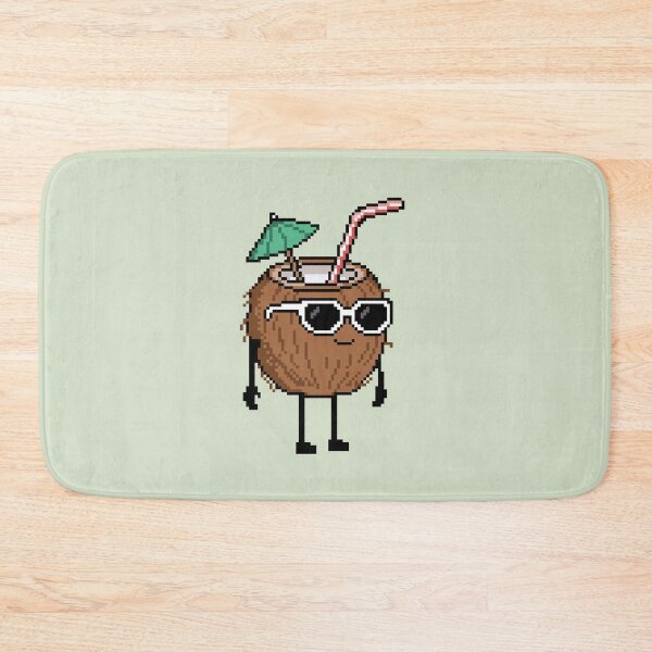 Item preview, Coconut straw Pixel designed and sold by White Rim Mates.