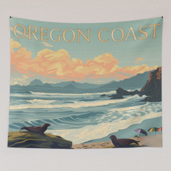 Item preview, Oregon Coast Travel  designed and sold by SeaStarAlex.