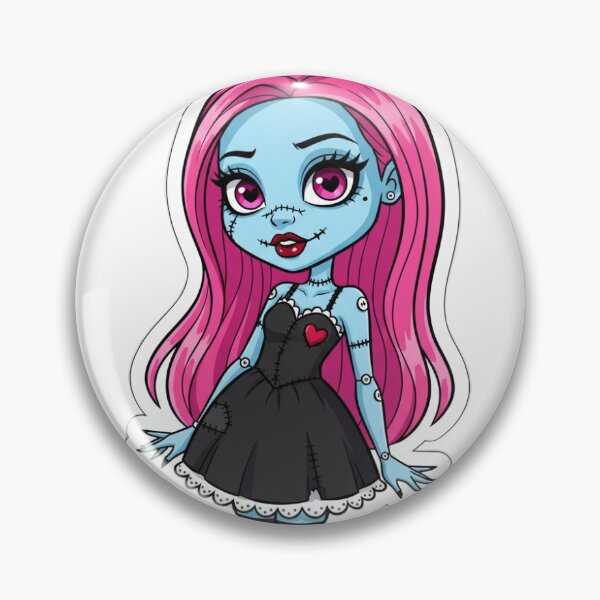 Item preview, Gothic Zombie Doll Girl Sticker designed and sold by VickyAlianovna.