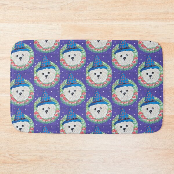 Item preview, Wizard puppy on mushrooms designed and sold by JenJenArt.