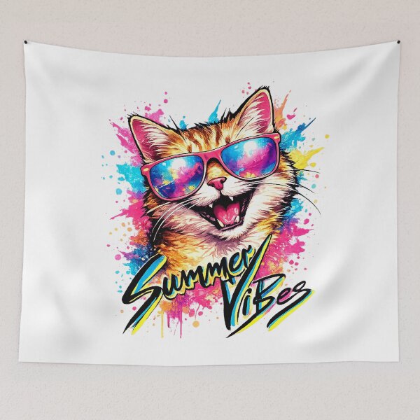 Item preview, Summer Vibes Cat designed and sold by GooniSL.