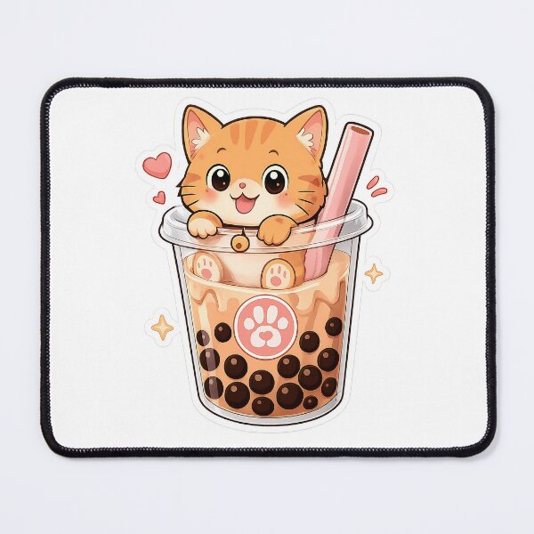 Item preview, Bubble Tea Kitty Bliss designed and sold by Alpha-mike13.