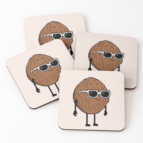 Item preview, Coconut Pixel designed and sold by White Rim Mates.