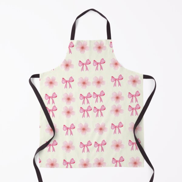 Item preview, Coquette Pink Bow and Floral Seamless Pattern designed and sold by ShaderShirts.