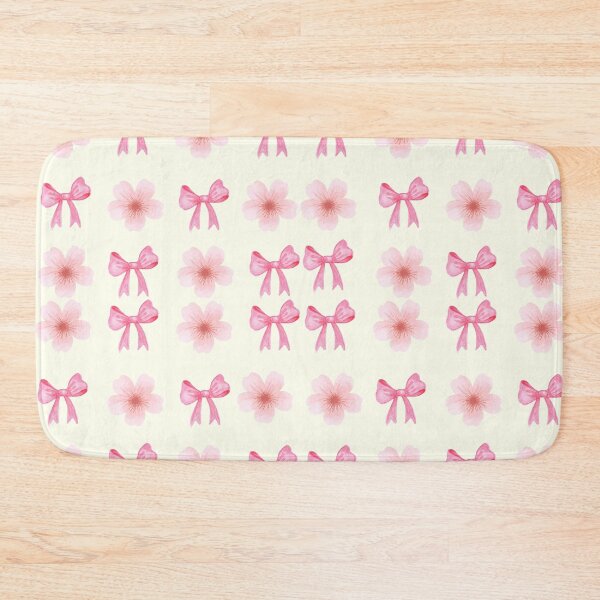 Item preview, Coquette Pink Bow and Floral Seamless Pattern designed and sold by ShaderShirts.