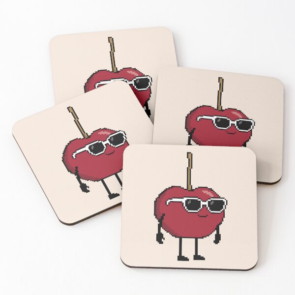 Item preview, American cherry Pixel designed and sold by White Rim Mates.