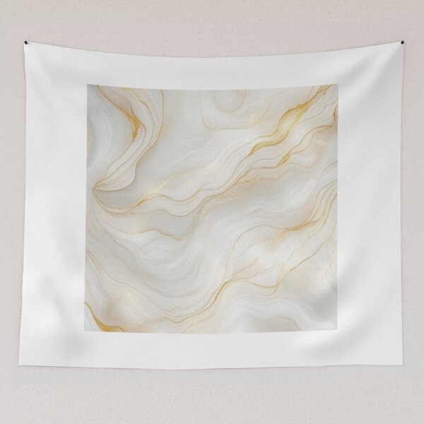 Item preview, Luxury White Marble Gold Veins Liquid Agate Texture designed and sold by LYAN-STORE.