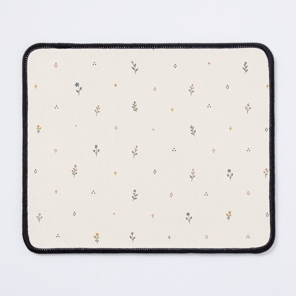 Item preview, Minimalist Floral Pattern – Delicate Wildflower Seamless Design on Neutral Background designed and sold by Inkmatic Studio.