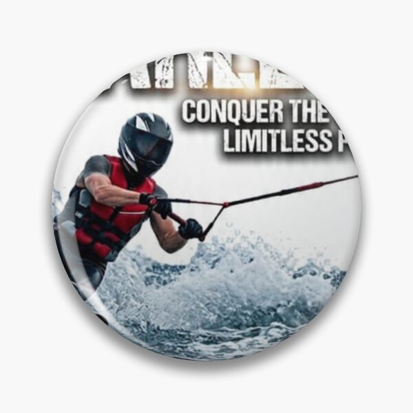 Item preview, fearless-conquer-waves-wakeboard-waterski-extreme-sports.png designed and sold by AiNaturalsOnly.