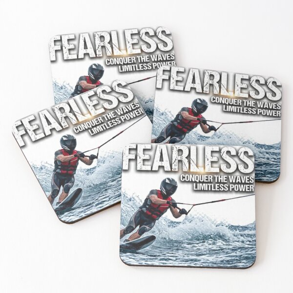 Item preview, fearless-conquer-waves-wakeboard-waterski-extreme-sports.png designed and sold by RAMHEARTS.