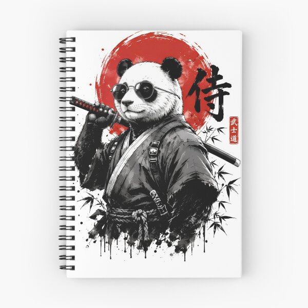Item preview, Samurai Panda Warrior Ink Art designed and sold by Amr Siam.